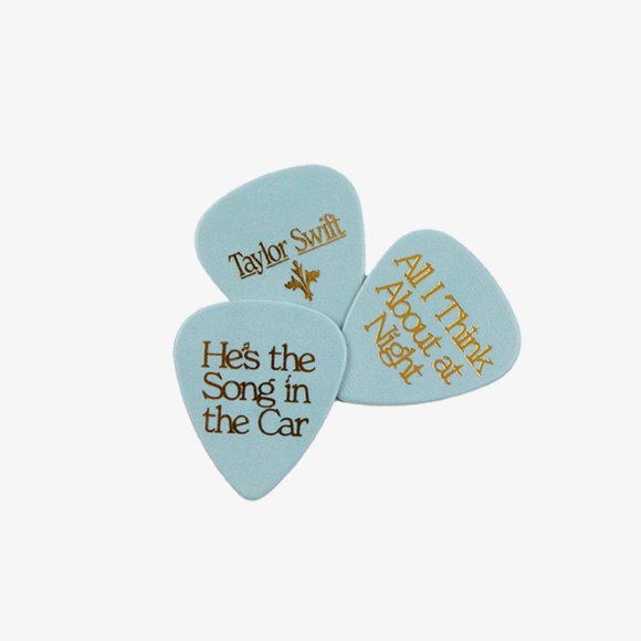 Taylor Swift Green and White Guitar Pick Set - Picture 4 of 6